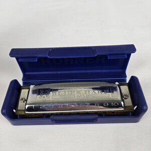 Hohner 532/20 Blues Harp "G" MS Diatonic Series In Sturdy Carry Case